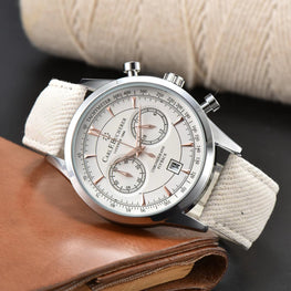 Hot Selling New Carl F. Bucherer Watch Malelon Series Fashion Business Chronograph Top Strap Automatic Date Quartz Men's Watch.