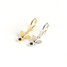 925 Sterling Silver Drop Dangling Hot Sale CZ Flying Peace Dove Earrings