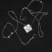 S925 Silver Necklace Fritillary Bud Clover Pendant Series