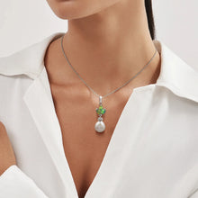Natural 2.2 Gram Ethiopian Opal Gemstone With Oval Pearl Hanging Pendant in 925 Sterling Silver Material Necklace Fine Jewelry