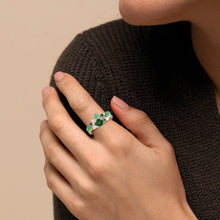 Pure 925 Sterling Silver Natural Chrome Diopside With Turquoise Round Shape Gemstone 10x6 MM 3.2 Gram Wedding Rings Fine Jewelry
