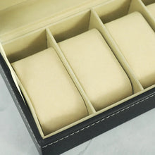 6 Slots Watch Box Watch Accessories Watch Display Case Storage Box Holder PU Leathe Watches Organizer Storage Box Jewelry Box