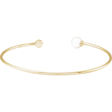 Capucine 14K Gold Pearl & Natural Diamond Cuff Bracelet