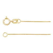 Épure Carrée 14K Yellow Gold 0.55 mm Box Chain – 18 in