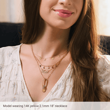 Élan 2.1 mm Paperclip Chain 14K Gold or Gold-Filled