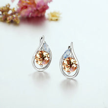 Zultanite Ruby Sapphire Multicolor Clip Earrings for Women 925 Sterling Silver Color Change Diaspore Stone Earrings Fine Jewelry