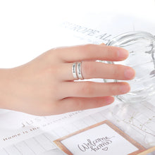 Personalized Double Layered Engraving Name Rings for Women Customized 2 Names Stainless Steel Ring Jewelry (JewelOra RI103289)