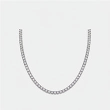 925 Sterling Silver 5mm Diamond Tennis Chain Necklace Moissanite Gemstone Wedding Fine Jewelry Men Women Necklace