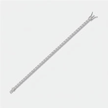 Moissanite 4mm Tennis Bracelet Female Silver Hip Hop Fine Jewelry Women Luxury Classic Bracelet