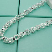 925 Sterling Silver 7mm 20 inches Chain Necklaces For Men Women Fashion Statement Necklace Party Jewelry