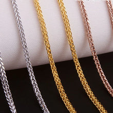 18k Gold Women Necklace For Pendant Female Diamond-jewelry Rope Chain Party Trendy Hot Sale Elegant Fashion Girl Gift Good Nice