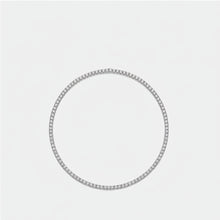 925 Sterling Silver 5mm Diamond Tennis Chain Necklace Moissanite Gemstone Wedding Fine Jewelry Men Women Necklace