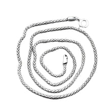 Fashion 925 Silver Scales Popcorn Chain Necklace Fine Jewelry