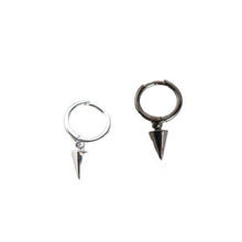 925 Sterling Silver Minimalism Conic Geometry Hoop Earrings