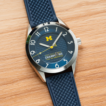 Michigan National Champions Timepiece - (Stainless Steel)