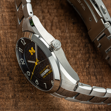 Michigan National Champions Timepiece - (Stainless Steel)