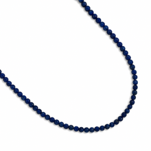 18K Gold Plated Brass Natural Stone Beads Single Strand Necklace