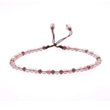 Natural Stone Bracelet For Women 3mm Small Beads Bracelet Handmade Rope Adjustable DIY Jewelry Hand Accessories