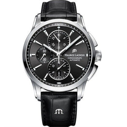 MAURICE LACROIX Watch Ben Tao Series Three-eye Chronograph Fashion Casual Top Luxury Leather Men’s Watch Men’s Gift Watch Clock