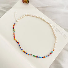 ASHIQI Natural Freshwater Baroque Pearl Necklace Fashion Colorful Bead Jewelry for Women New Fashion