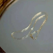 Genuine 14K Solid Gold Necklace, Minimal Simple Style Neck Chain, Fine Jewelry, Real Au585 for Women, Girl, 2022, kj159