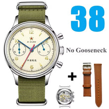 SEAKOSS 1963 Chronograph 42mm 40mm 38mm Sapphire Original Seagull ST1901 Movement With Gooseneck Pilot Men's Mechanical Watches