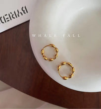Buckle Temperament Simple Inlaid for Women Wedding Jewelry Earrings