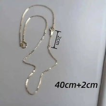 GOLDtutu Genuine 14K Solid Gold Necklace, Minimal Simple Style Neck Chain, Fine Jewelry, Real Au585 for Women, Girl, 2022, kj159