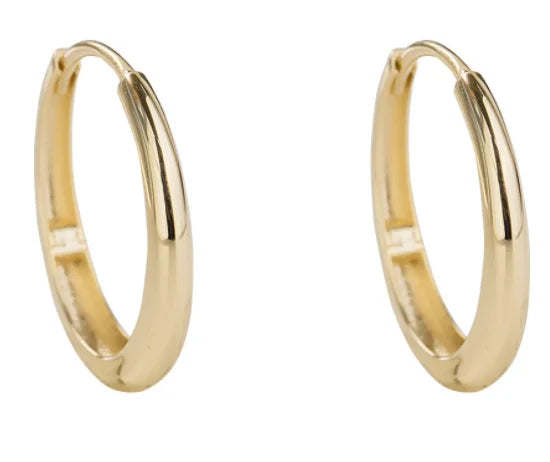 14k real gold earrings yellow gold drop earrings for women gold jewelry for women gold circle earrings 14mm