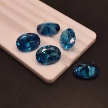 Natural Mined Deep Aquamarine Unheated 15.0 Ct 13x18mm Oval Cut VVS Loose Gemstone Jewelry Making Gem