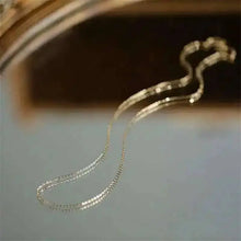 Genuine 14K Solid Gold Necklace, Minimal Simple Style Neck Chain, Fine Jewelry, Real Au585 for Women, Girl, 2022, kj159