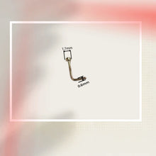 14K Gold L-Shaped Nose Ring | Hypoallergenic & Stylish Nose Jewelry | Comfort Fit for Everyday Wear kj462