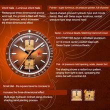 RED STAR Retro Seagull Movement 1963 Chronograph 42mm Watches For Men Mechanical st1901 Hardlex Military Luminous Wristwatches