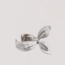 925 Sterling Silver 3D Bow Clip Earring For Women Original Design  Non Pierced Earring Statement Jewelry Gift