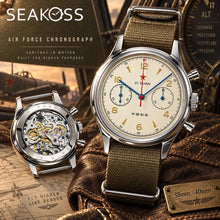 SEAKOSS 1963 Chronograph 42mm 40mm 38mm Sapphire Original Seagull ST1901 Movement With Gooseneck Pilot Men's Mechanical Watches
