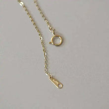 Pure 14K Gold Bracelet for Female, Bare Chain, Simple Plain Chain, Fine and Light Gold, kj444