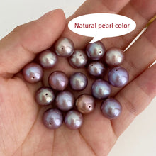 New Fashion Genuine Natural Purple Pearl Pendant Necklace 925 Sterling Silver for Women Jewelry Girl Gift