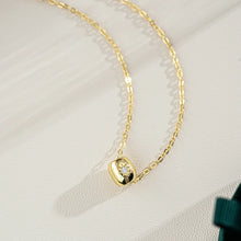 Luxury 100% Real 18k Gold Women's Passepartout Transfer Bead Pendant Moissanite Diamond Necklace