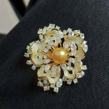 Women's Fashion Trendy Charm Brooch Jewelry S925 Chest Flower Accessories Suitable for Date, Party, Festival Gifts