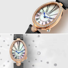 ROCOS Luxury Brand Woman Watch High Quality Fashion Oval Ladies Fashion Quartz watches Leather Waterproof  Watch for Women R0233