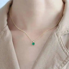 14K Gold Bean Necklace, Japanese Design, Delicate and Shiny, Very Fine, Au585 Girl Chain, kj479