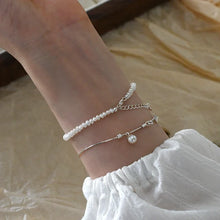 Natural Freshwater Pearl Bracelet 925 Sterling Silver for Women Party Birthday Gifts