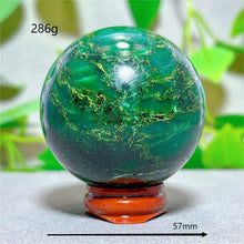 Emerald  Sphere Golden stripe Crystal Natural Quartz Stone Home Decoration Minerals Reiki Gifts Craft Energy Healing Spiritual