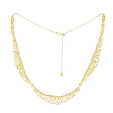 925 Sterling Silver Beaded Slim Dainty Lace Mesh Chain Necklace Women Shiny Trendy 46cm Choker Necklaces Italian Jewel