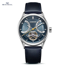 2023 NEW Seagull Automatic Mechanical Watch Men&#39;s Calendar Week Flywheel Men Wristwatch 50m Waterproof Business Watches 6128