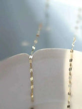 GOLDtutu 14K Real Gold Long Necklaces, Japanese Design, Exquisite Shining Lips, Kiss Word, Plain Jewelry, kj478