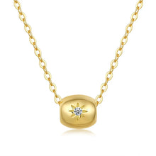 Luxury 100% Real 18k Gold Women's Passepartout Transfer Bead Pendant Moissanite Diamond Necklace