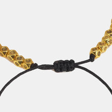 Handmade Braided Simple Retro Beads Bracelet For Men Women Multi Faceted Tibetan Silver Beaded Bracelet Friendship DIY Jewelry