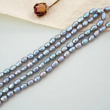 Natural Gray Baroque Freshwater Pearl Necklace 925 Sterling Silver Wedding Jewelry for Women Gifts