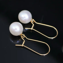 Drop Earrings Edison Pearl Jewelry Vintage Gold Filled Two Hole Tassel 14k Filled Gold Pendientes Earings For Women